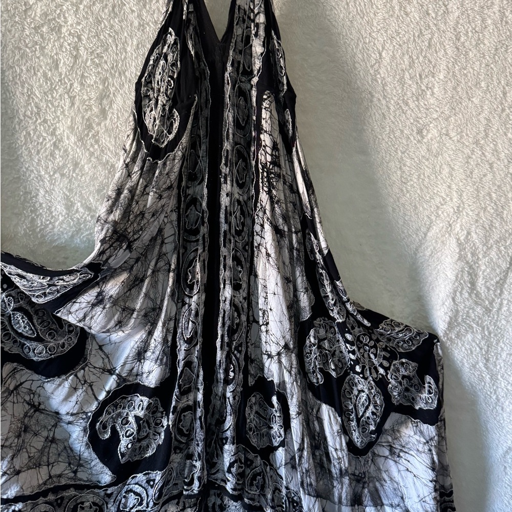 Asymmetrical Black and White Dress never been worn